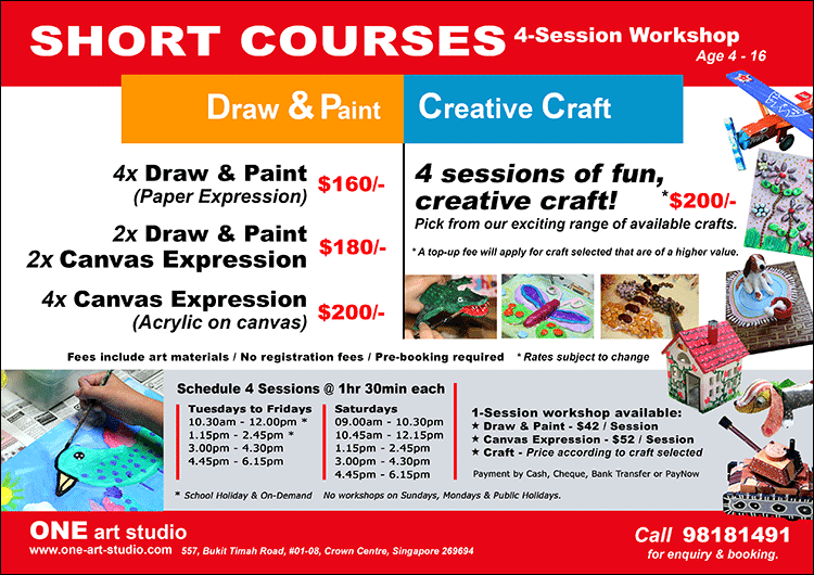 One Art Studio - courses details